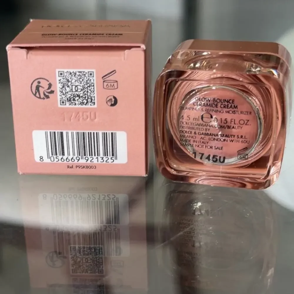 Dolce & Gabbana Glow-Bounce Ceramide Cream 15 mL – New in Box